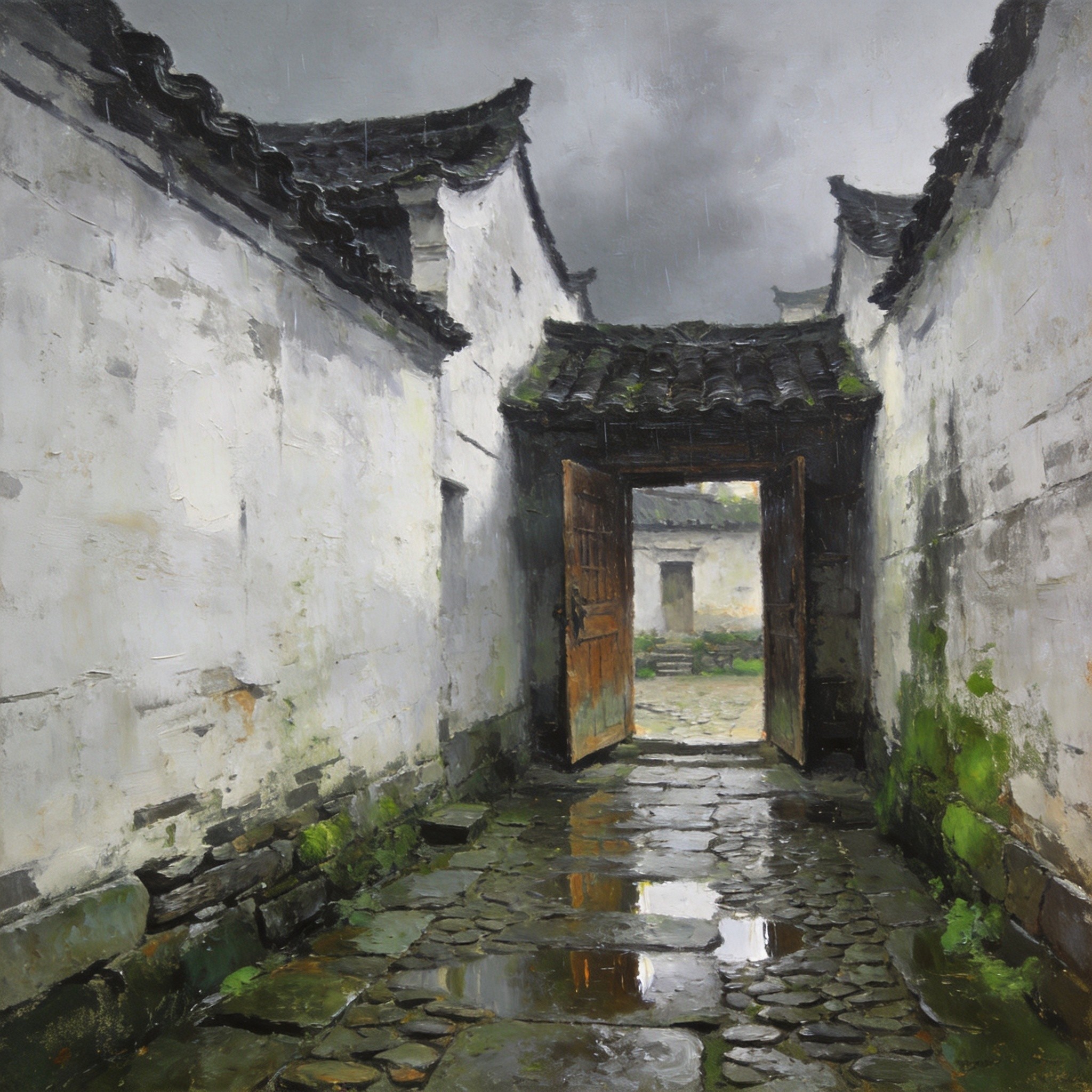 龙门古镇卵石巷