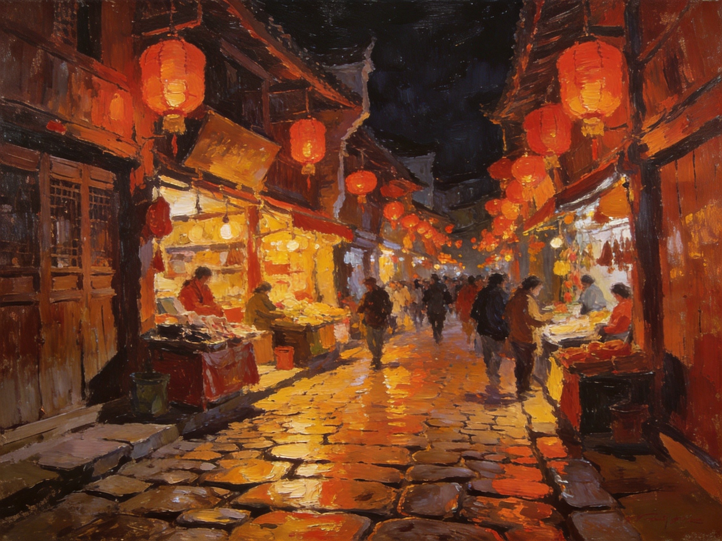 均州老街夜景