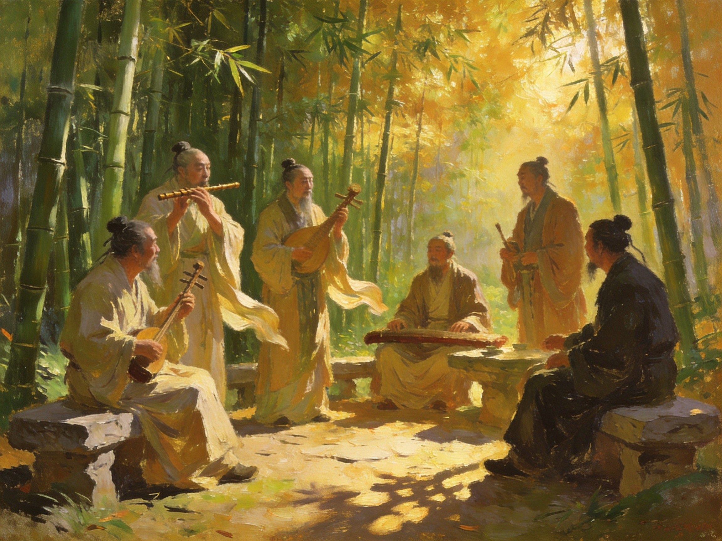 百家岩竹林幽深
