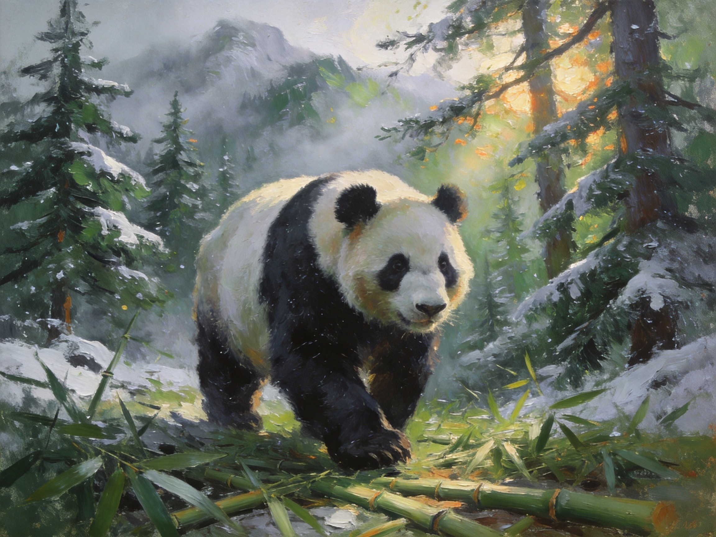 云雾中的高山菜园与赶集山货