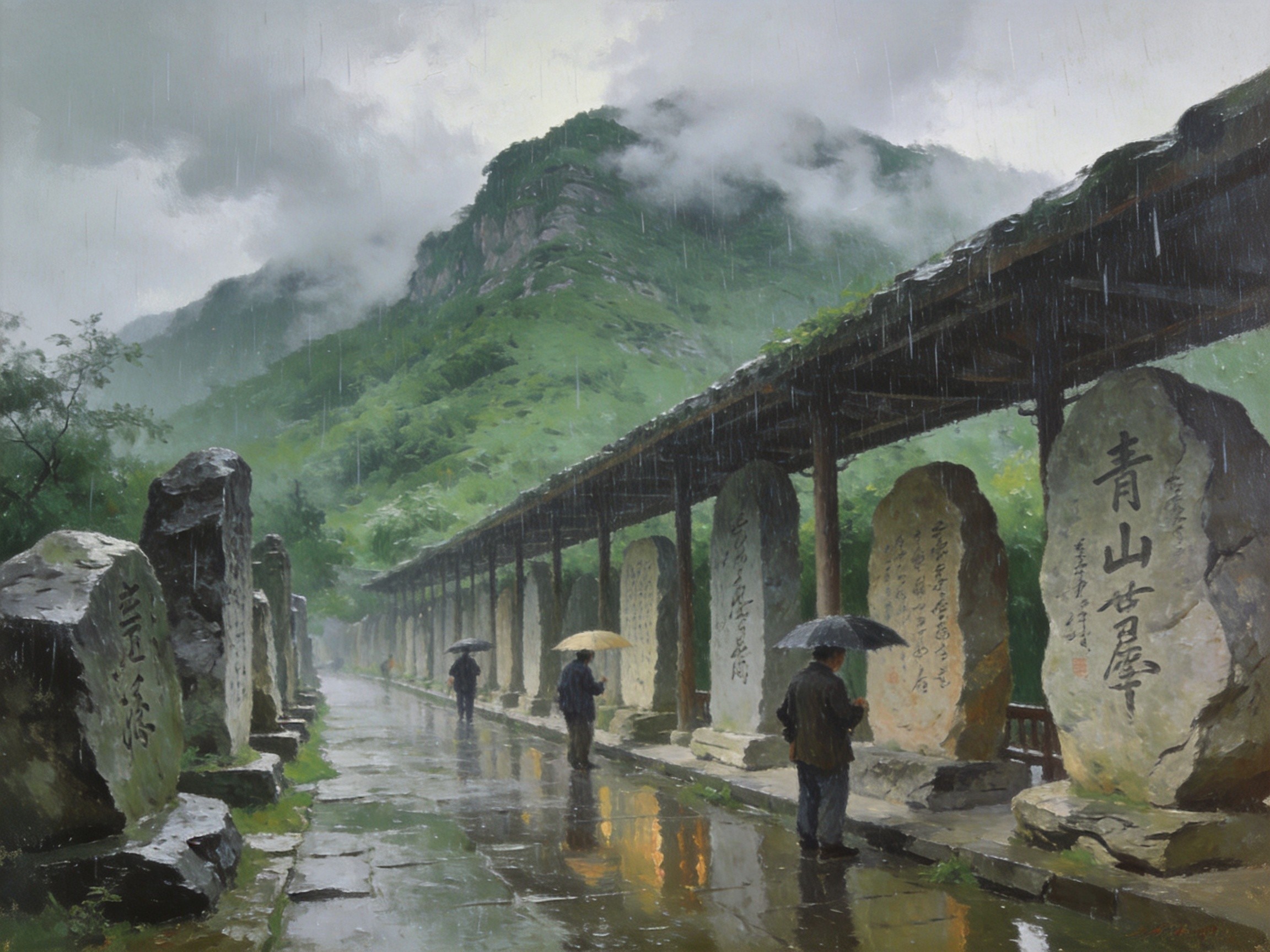 青山脚下 · 诗乡问太白