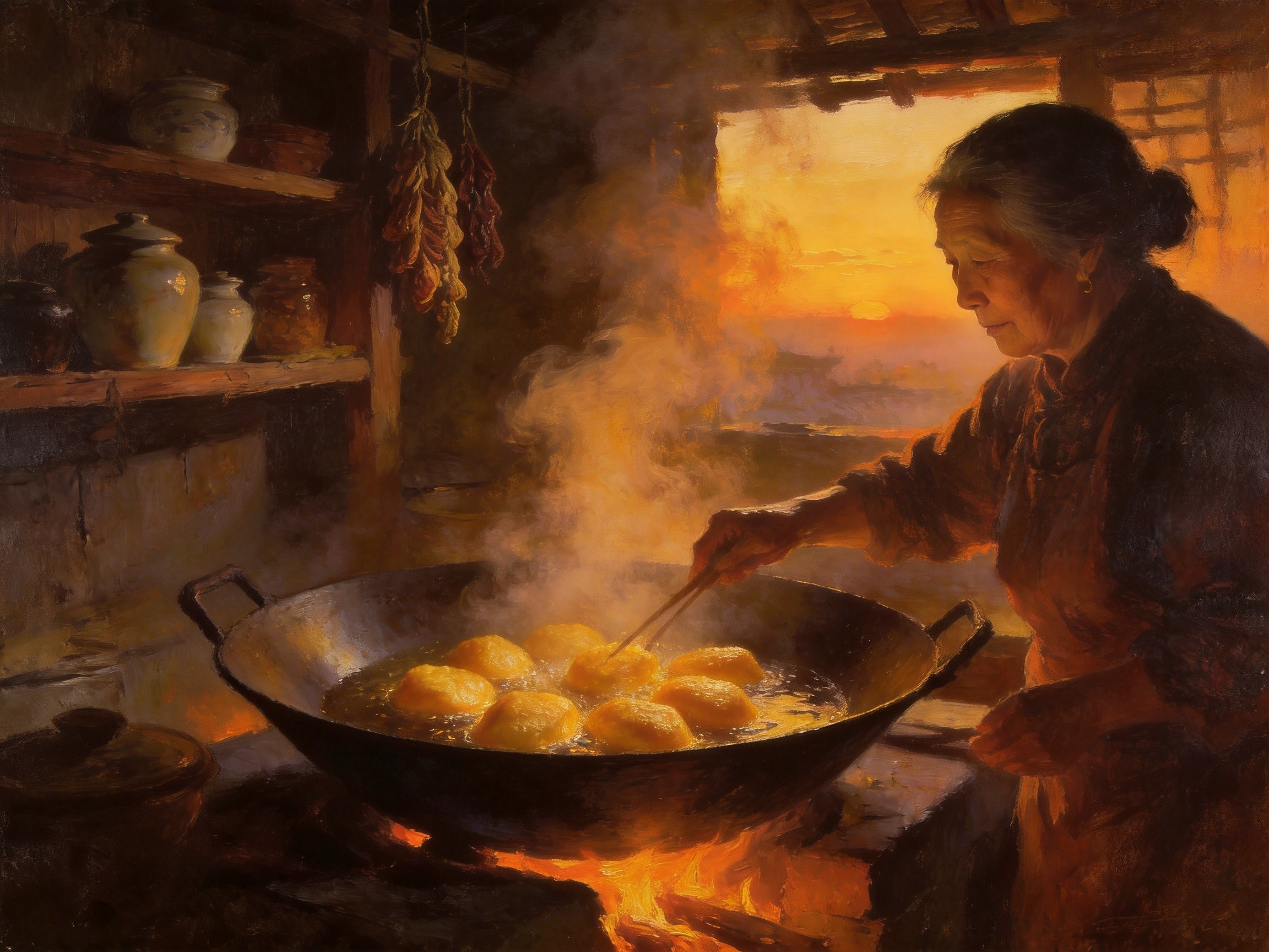 三河米饺出锅飘香