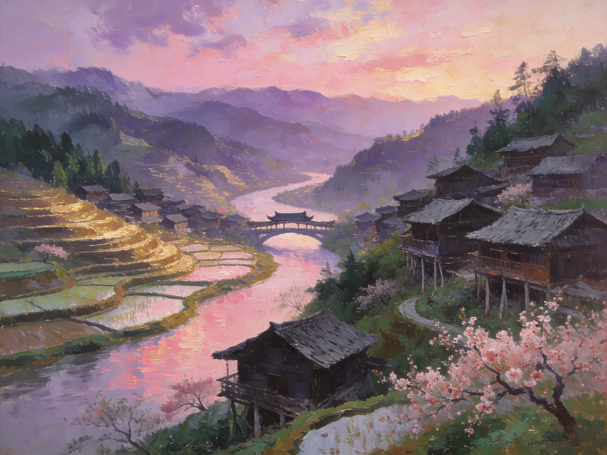 侗寨枝头先啼鸟