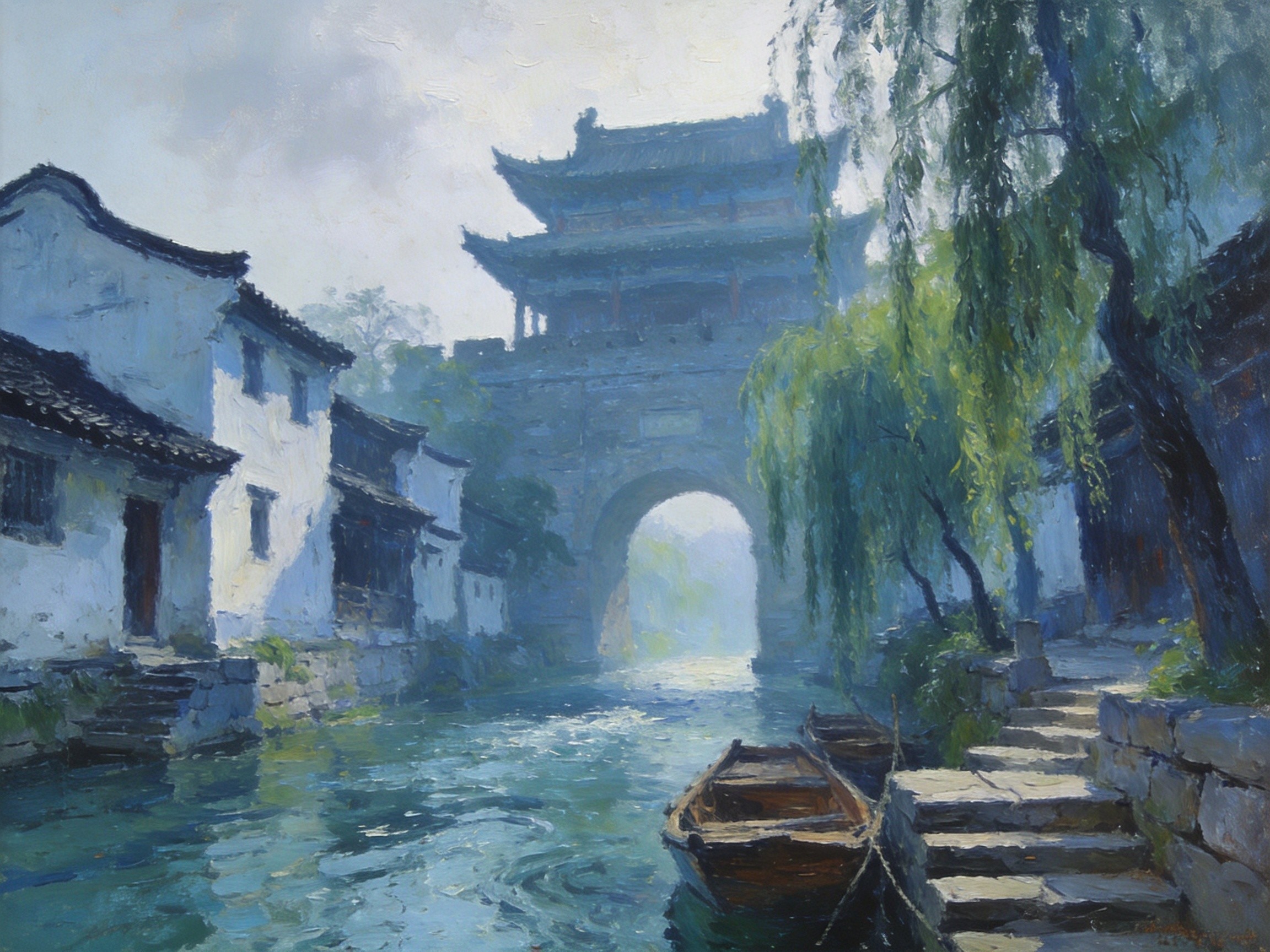 武岭门溪口古镇
