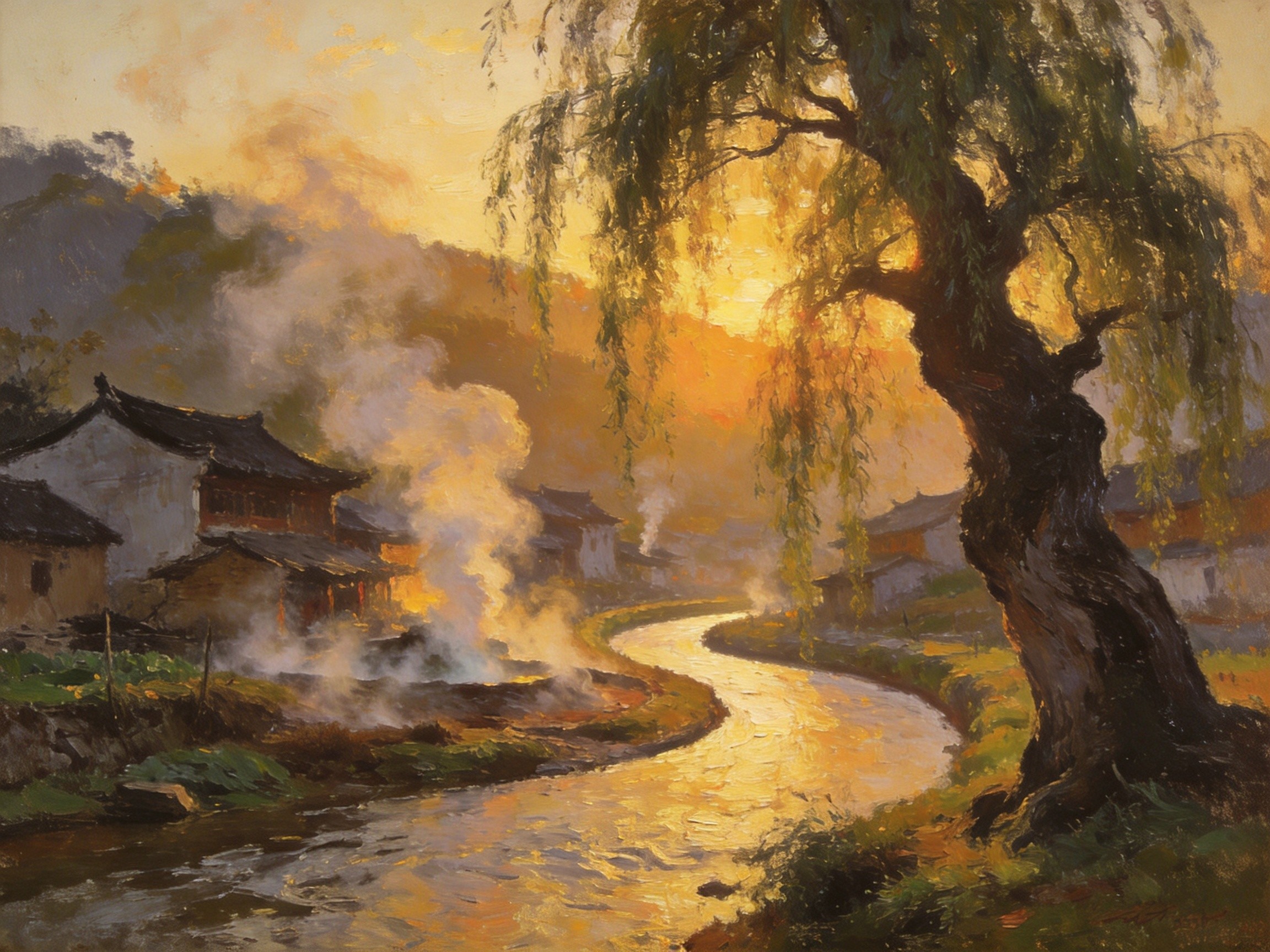 黄羊山寺钟声远