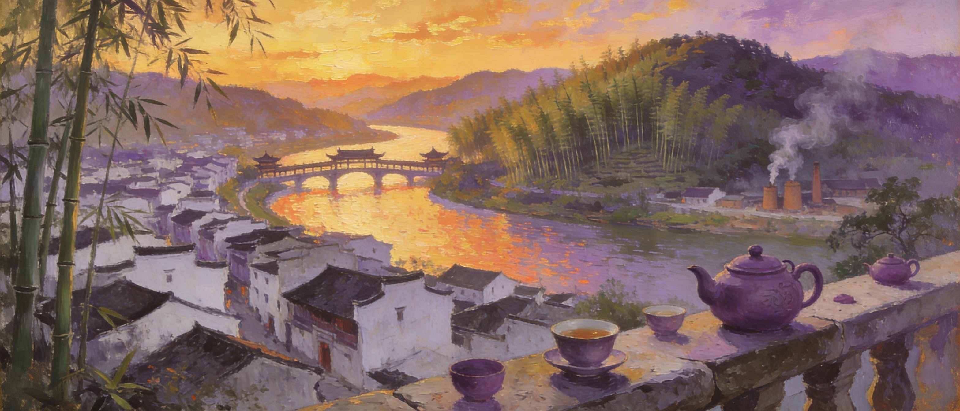 宜兴一城山色清欢