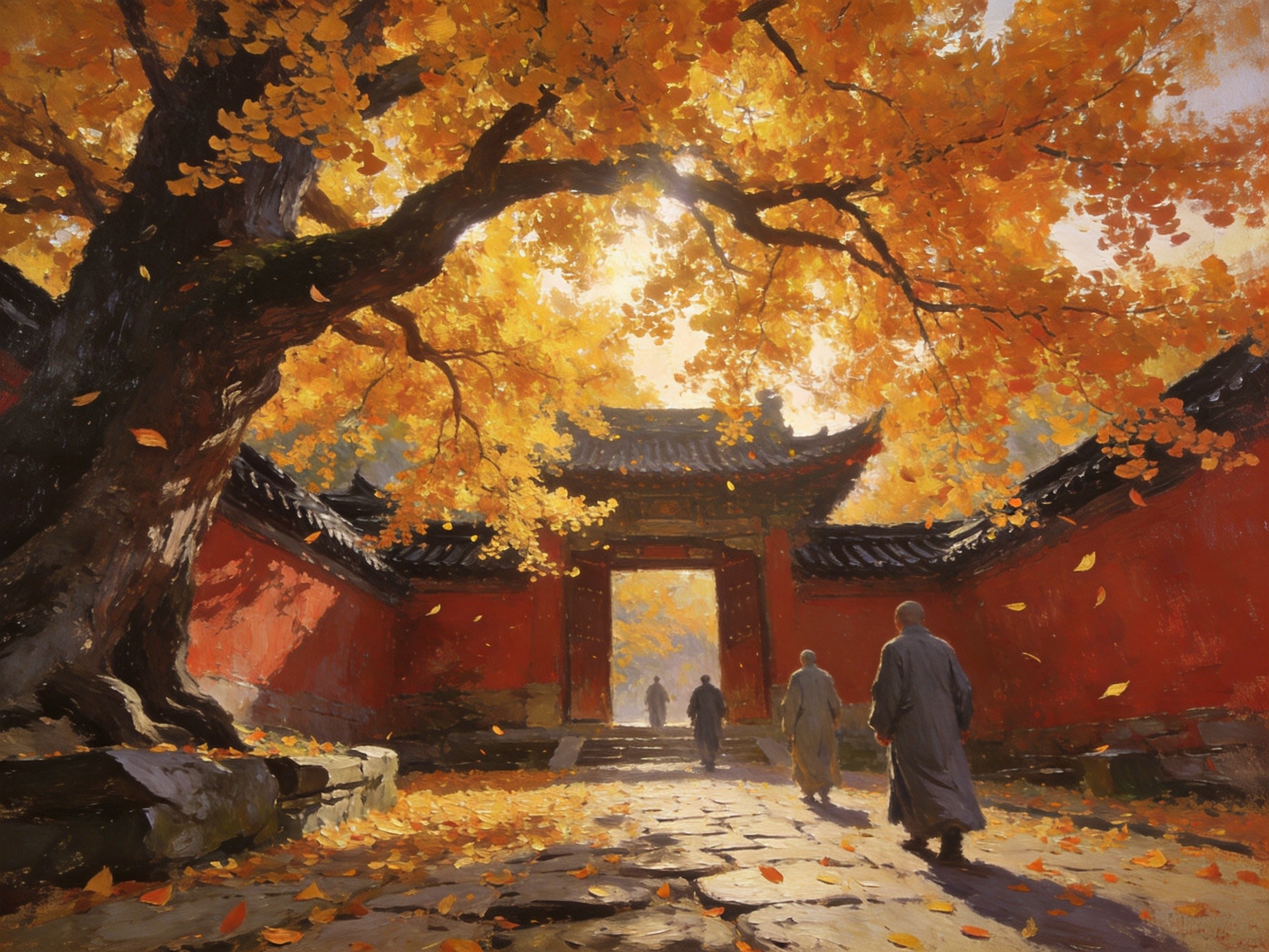 九龙寺 · 银杏金黄中的千年钟声