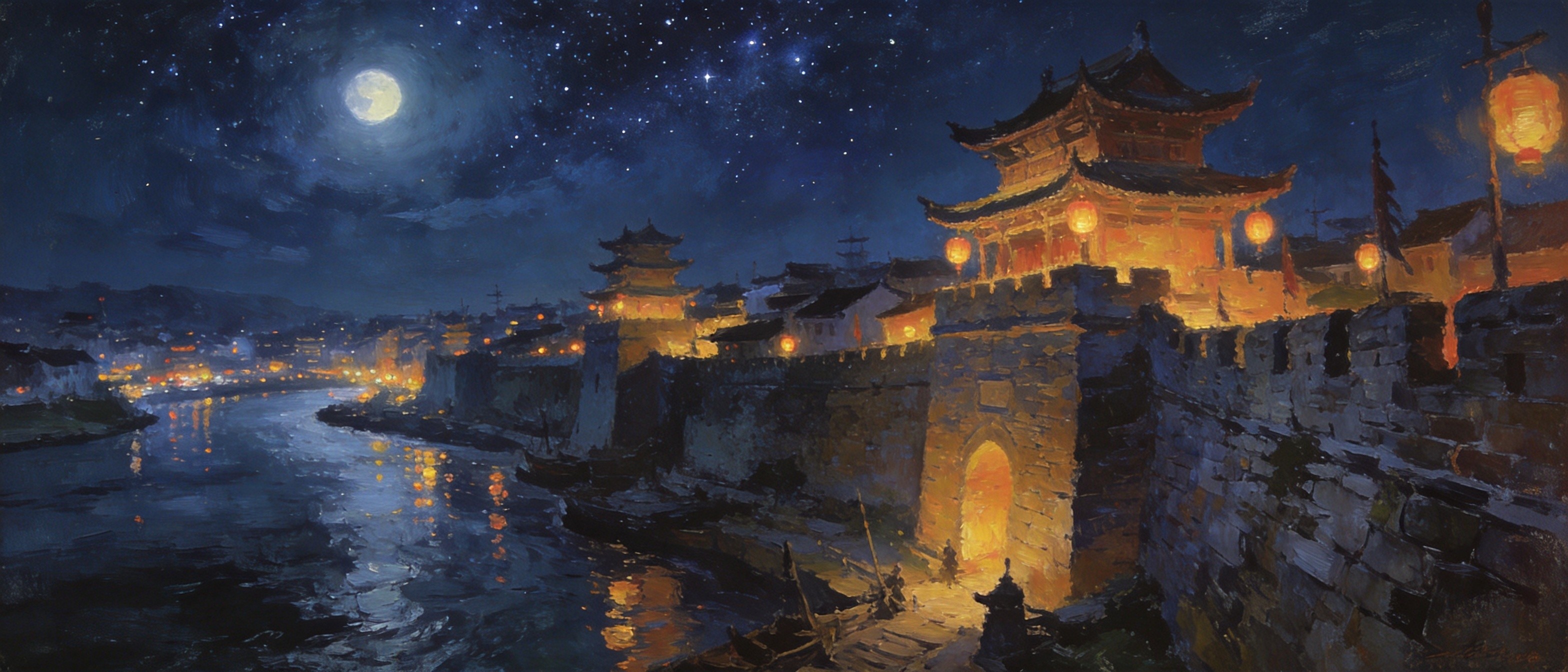 招宝山夜景